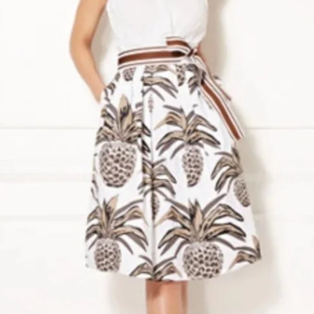 New York & Company Pineapple Skirt by Eva Mendes
